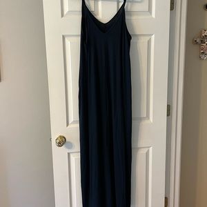 Navy Blue maxi dress Xl